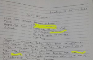 Dugaan Pungli PTSL di Desa Mekargalih Sumedang
