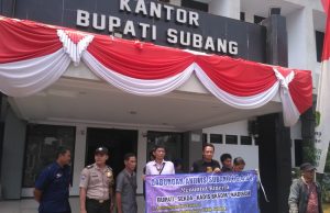 GAS Geruduk Kantor Bupati Subang Suarakan Aspirasi