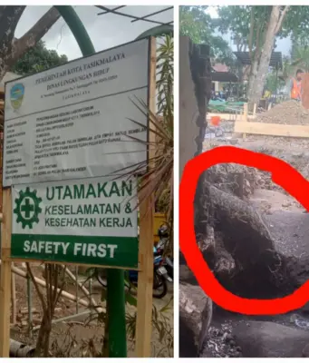Dugaan Ketidaksesuaian Pekerjaan Proyek Lab DLH Kota Tasikmalaya Kembali Disorot, Pernyataan PPTK Dipertanyakan