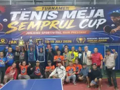 Mempererat Silahturahmi, Resmi Buka Turnamen Tenis Meja “Semprul Cup” Di Antapani Kidul.
