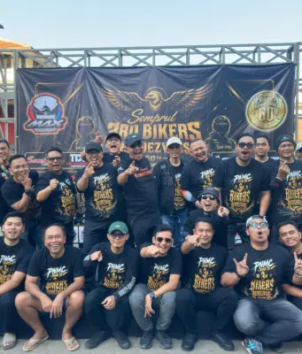 Meriahnya Bikers Rendezvous 3 di Pangandaran: Tangis Haru Warnai Kejutan Ulang Tahun ke-60 Panglima Semprul
