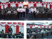 Ketua DPRD Kabupaten Karawang, H. Endang Sodikin, S.Pd.I., S.H., M.H., menghadiri kegiatan Pemusatan Paskibraka Kabupaten Karawang Tahun 2026