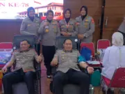 Setetes Darah Untuk Kemanusiaan, Polwan Polda Jabar Gelar Donor Darah Dalam Rangka HUT Polwan ke-78
