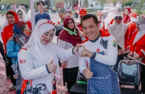 Meriahkan HUT RI, Bupati dan ASN Karawang Galang Donasi Bencana NTT