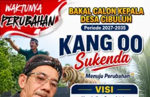 Kang Oo Sukenda Siap Bawa Perubahan Nyata Cibuluh, Usung Jargon “BERSIH”