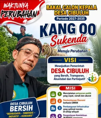 Kang Oo Sukenda Siap Bawa Perubahan Nyata untuk Desa Cibuluh, Usung Jargon “BERSIH”