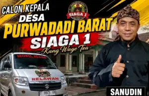 Kang Wage (Sanudin) Siap Maju Pimpin Purwadadi Barat, Janji Pelayanan Gratis & BUMDes Jadi Tulang Punggung Ekonomi Desa