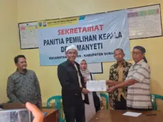Ribuan Warga Manyeti Iringi Kang Oman Resmi Daftar Calon Kades, Usung Visi “MASAGI”