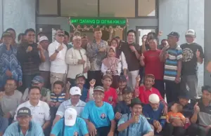Kang Dede Kusyani Resmi Daftar Calon Kades Kali Jati Timur, Berjalan Kaki Simbol Kerendahan Hati & Persatuan