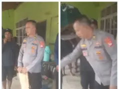 AKP Dede Kusyani Kasiwas Polres Subang Takziah ke Rumah Duka Warga Kalijati Timur