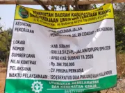 Proyek Peningkatan Jalan Cidadap–Bendungan Mangkrak Mandek, Arus Transportasi Warga Terhambat