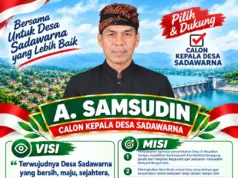 Berbekal Pengalaman Puluhan Tahun, A. Samsudin (Nomor Urut 1) Siap Bawa Desa Sadawarna Lebih Maju