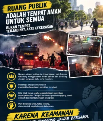 Ruang Publik Bukan Arena Kekerasan, Polda Jabar Imbau Masyarakat Sampaikan Aspirasi dengan Damai