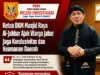 Ketua DKM Masjid Raya Al-Jabbar Ajak Warga Jabar Jaga Kondusivitas dan Keamanan Daerah