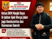 Ketua DKM Masjid Raya Al-Jabbar Ajak Warga Jabar Jaga Kondusivitas dan Keamanan Daerah