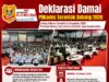 Dede Kusyani Calon Kades Kalijati Timur Bacakan Deklarasi Damai Pilkades Serentak 2026 di Subang