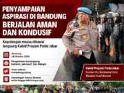 Penyampaian Aspirasi di Bandung Berjalan Aman dan Kondusif, Kepulangan Massa Dikawal Langsung Kabid Propam Polda Jabar