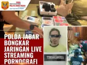 POLDA JABAR BONGKAR JARINGAN LIVE STREAMING PORNOGRAFI